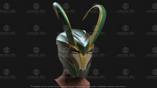 Iron Loki Helmet YET TO BE PRINTED