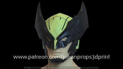 Wolverine 3D Printed Helmet YET TO BE PRINTED